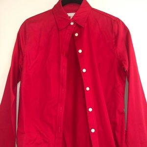Red Collared Button Down